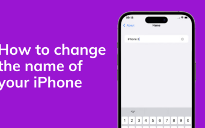 How To Change The Name of Your iPhone