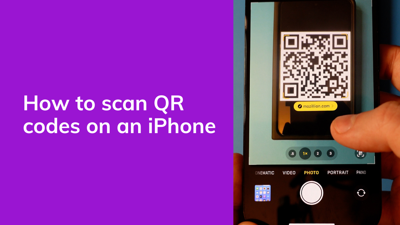 How To Scan QR Codes on an iPhone